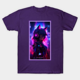 Anime Cat Girl | Quality Anime Artwork | Manga Anime Art T-Shirt